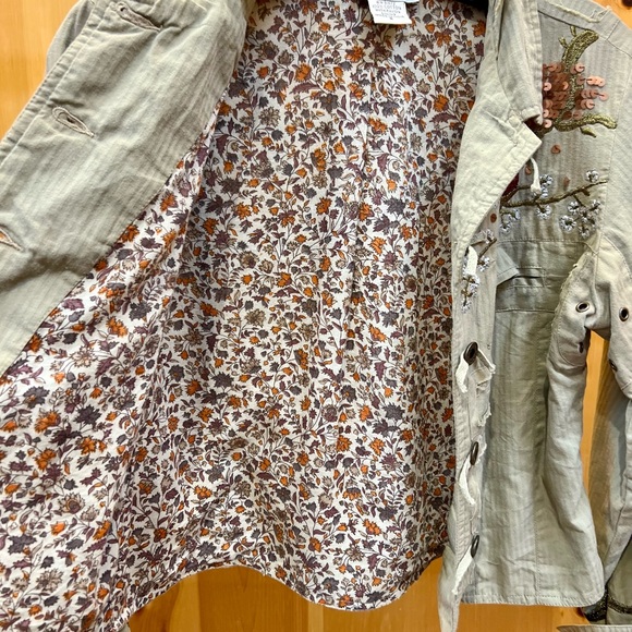 Sandy Starkman Vintage Embroidered Jacket Art Embellished Small - Picture 13 of 15